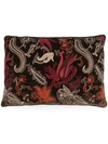 ANKE DRECHSEL PAISLEY-EMBROIDERED CUSHION