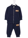 Diesel Boys Navy Blue Cotton Tracksuit In Blue