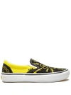 Vans X Spongebob X Gigliotti Skate Slip-on Sneakers In Black