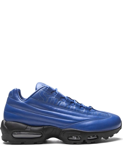 Nike (m) Supreme X Air Max 95 Lux "hyper Cobalt" Sneakers In Blue