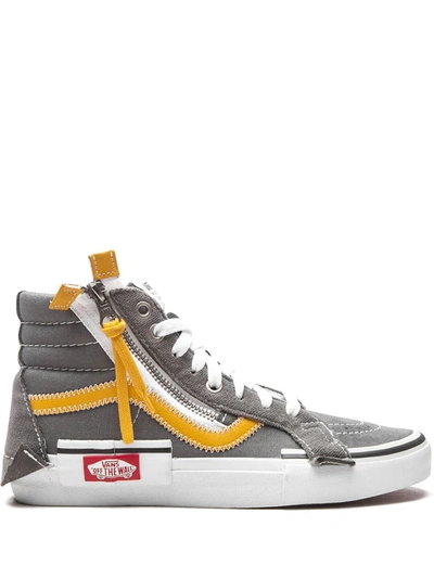 Vans Sk8 Hi Reissue Cap Sneakers In Grey