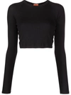 ALIX NYC COLES JERSEY CROPPED TOP