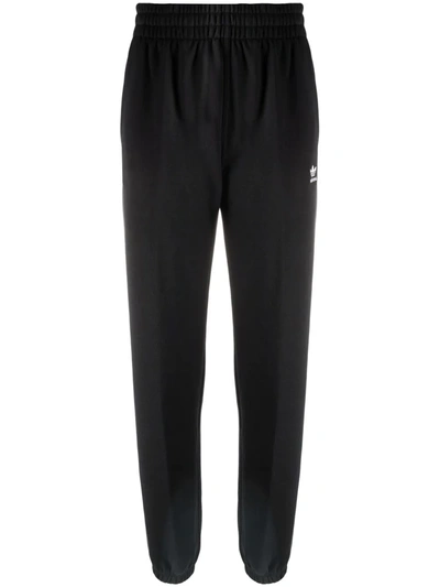 Adidas Originals Adicolor Essentials Fleece Slim Joggers In Black/white