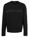 GIVENCHY STUDDED-LOGO WOOL JUMPER