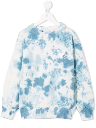 Molo Teen Mann Tie Dye-print Sweatshirt In Blue