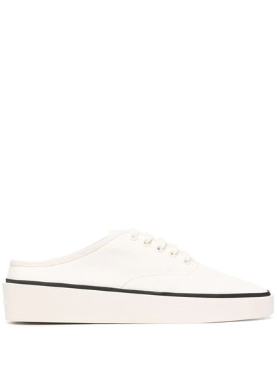 Fear Of God Off-white Canvas 101 Backless Sneakers
