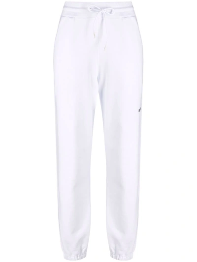 MSGM LOGO-PRINT COTTON JOGGERS