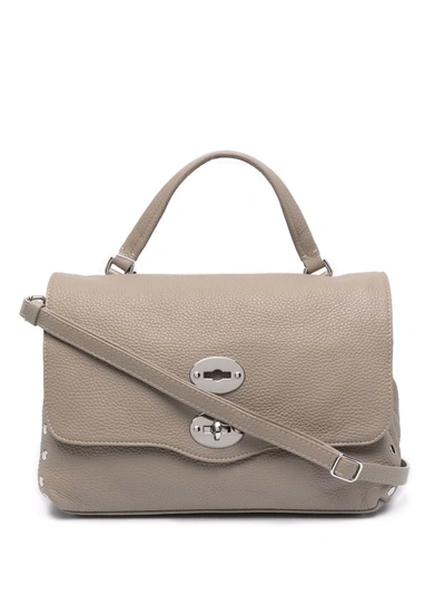 Zanellato Postina Leather Crossbody Bag In Beige