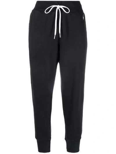 Polo Ralph Lauren Polo Pony-embroidered Track Pants In Black