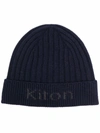 KITON KITON HATS BLUE