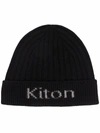 KITON KITON HATS BLACK