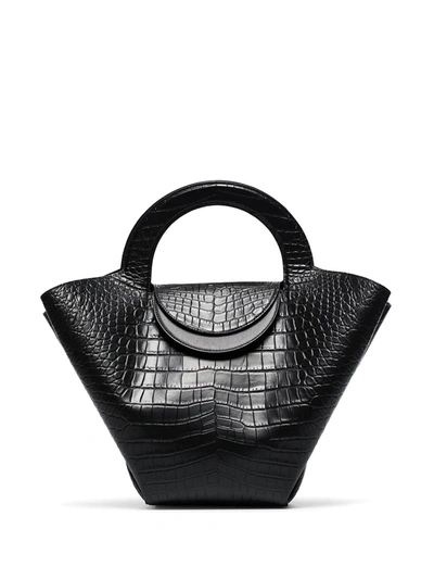 BOTTEGA VENETA DOLL CROCODILE-EFFECT TOTE BAG