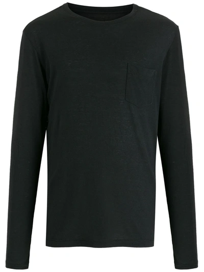 Osklen Graphic-print Long-sleeve T-shirt In Schwarz