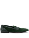 DOLCE & GABBANA SLIP-ON LEATHER LOAFERS