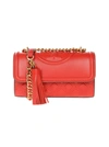 Tory Burch Small Fleming Convertible Shoulder Bag In Bearberry
