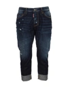 DSQUARED2 TURN-UP CUFFS CROPPED JEANS,S74LB1012 S30214470