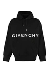 GIVENCHY OVERSIZE COTTON HOODIE,BMJ0C93Y69 001