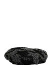 MAISON MICHEL FLORE HAT,2316014001 BLACK GREY