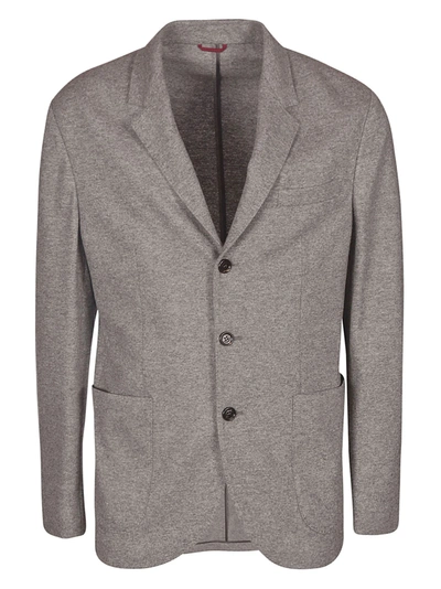 Brunello Cucinelli Regular 3 Buttons Blazer In Grey