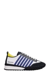 DSQUARED2 DSQUARED2 SNEAKERS IN WHITE SUEDE AND LEATHER,SNM019901602625M1861