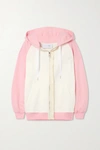 Az Factory Free To Color-block Organic Cotton-jersey Hoodie In Pink