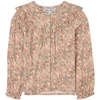 TARTINE ET CHOCOLAT TARTINE ET CHOCOLAT PINK FLORAL BLOUSE,TT12022