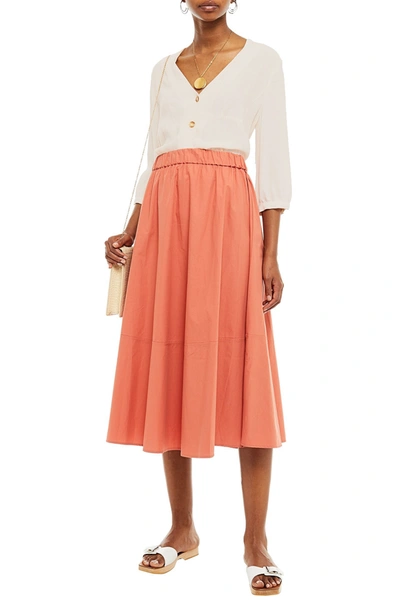 Ba&sh Crepe De Chine Top In Blush