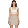 Girlfriend Collective Off-white Tommy Sports Bra In Ivory