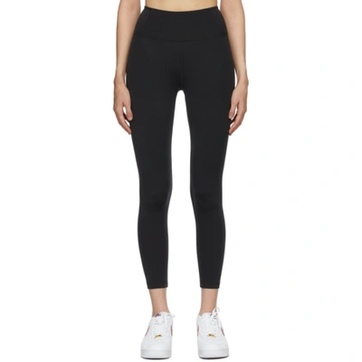 Girlfriend Collective Compressive High-rise Stretch-recycled Polyester Leggings In Black