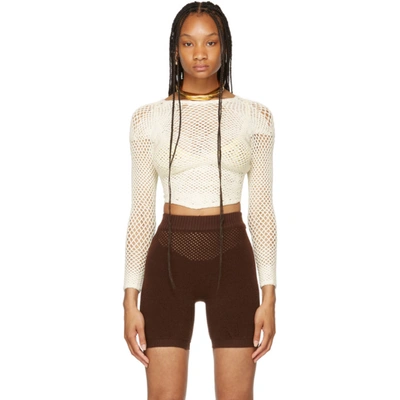 トップス ISA BOULDER long sleeve sweater ISA BOULDER Argyle Long Sleeve Top SS22K42