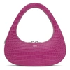 COPERNI PURPLE CROC BAGUETTE SWIPE BAG