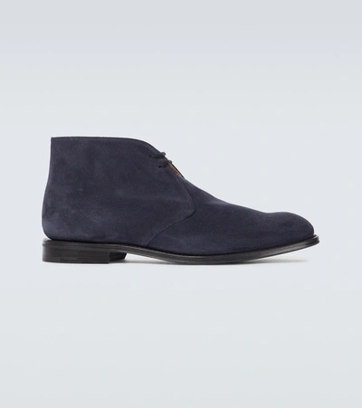 Church's Carlisle Desert Boots In Blue