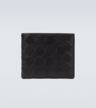 Bottega Veneta Bifold Leather Wallet In Black