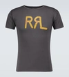 Rrl Logo Short-sleeved Cotton T-shirt In Navy