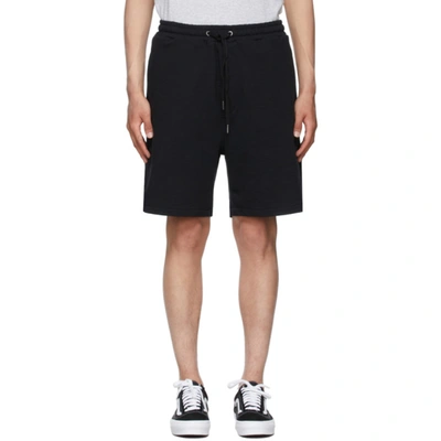 Ksubi 4 X 4 Lofi Track Regular-fit Cotton Shorts In Black