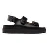 Gucci Women's Sandal With Double G In Black