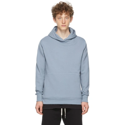 John Elliott Villain Slim Fit Fleece Hoodie In Arctic