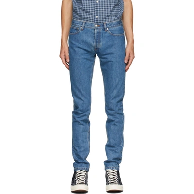 Apc Petit New Standard Denim Jeans In Blau