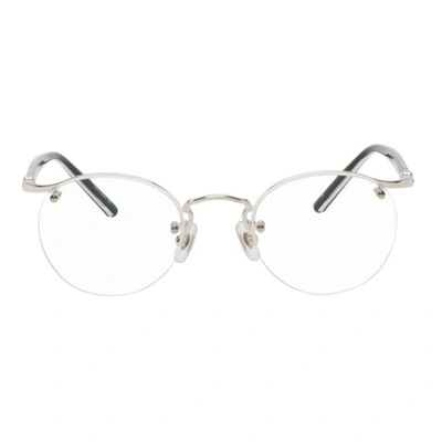 Matsuda Silver M3107 Glasses In Palladium/white