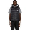 MONCLER BLACK DOWN MONTREUIL VEST