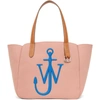 JW ANDERSON PINK & BLUE RECYCLED CANVAS BELT TOTE