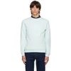 APC GREEN RUFUS CREWNECK SWEATSHIRT