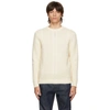 APC OFF-WHITE CABLE KNIT CLAY SWEATER