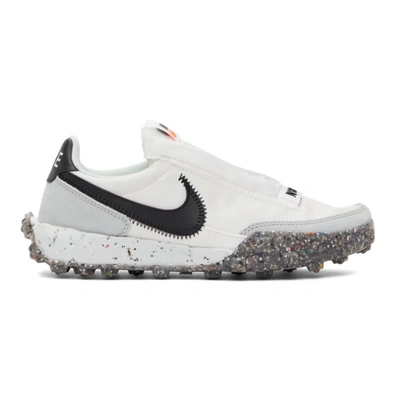 Nike “waffle Racer Crater”运动鞋 In Summit White / Black-photon Dust-dark Grey