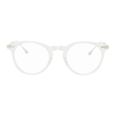 Matsuda Transparent M2026 Glasses In Matte Crystal Clear
