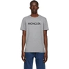 Moncler Grey Lettering Graphic T-shirt