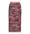 STELLA MCCARTNEY ANIMAL JACQUARD MIDI SKIRT,P00581345