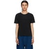 Issey Miyake Black Basics T-shirt In 15-black