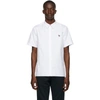 PS BY PAUL SMITH WHITE ZEBRA LOGO SHORT SLEEVE SHIRT