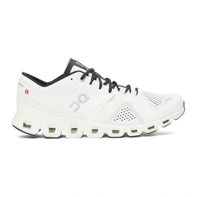 On Cloud X Rubber-trimmed Mesh Running Sneakers In Vapor & Acacia
